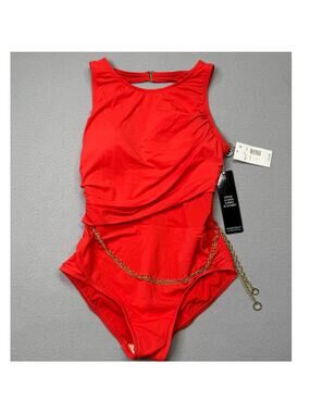 Magicsuit Women's Hyperlink Annette One-Piece Swimsuit - Persimmon 10 $182